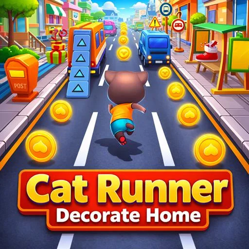 Cat Runner Decorate Home