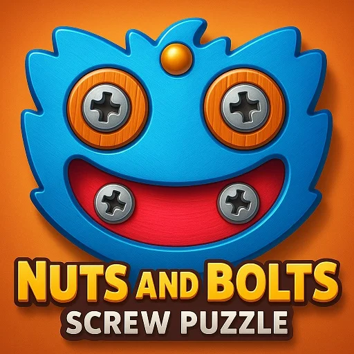 Nuts and Bolts Screw Puzzle